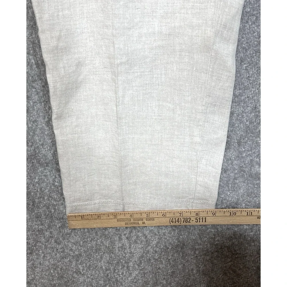 Tommy Bahama Relax Linen Cargo Pants Mens Size XXL Beige Straight Leg Pockets